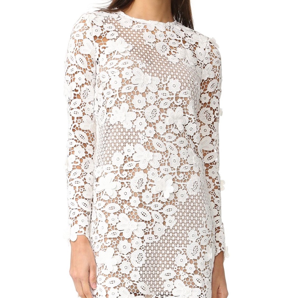 Self portrait lace mini dress